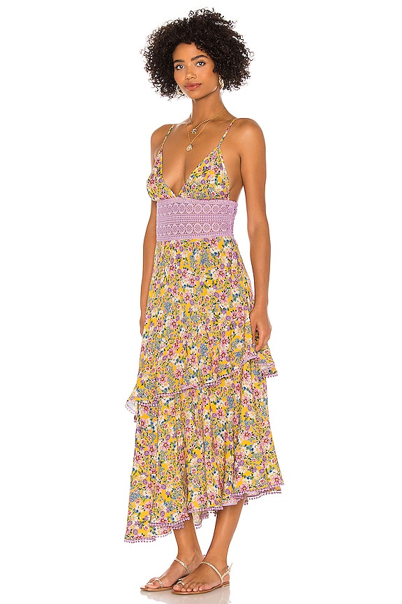 view 2 of 3 ROBE MI-LONGUE MARA in Floral Print