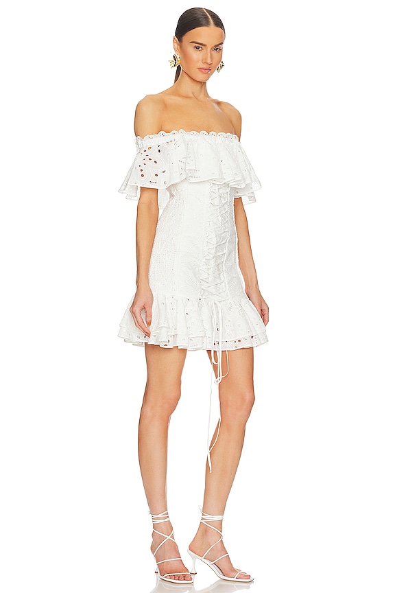 view 2 of 3 Pia Mini Dress in White Fruition