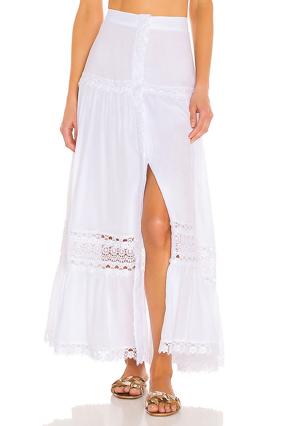 Charo Ruiz Ibiza Ann Skirt in White | REVOLVE