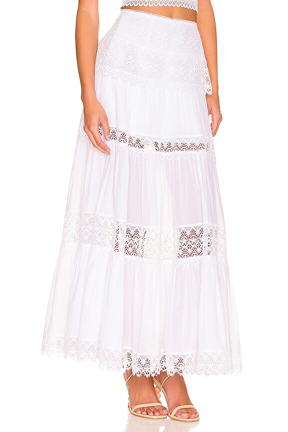 view 2 of 4 JUPE SILKE LONG in White