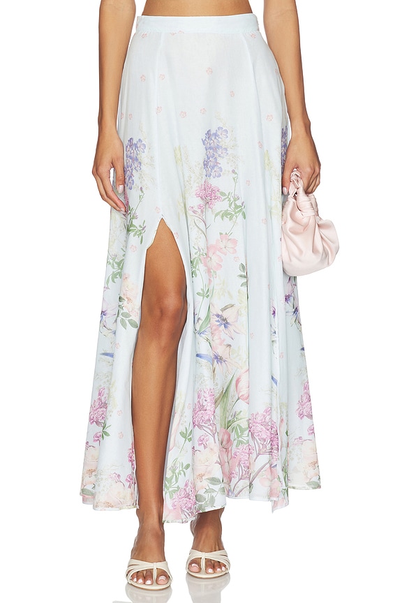 view 1 of 6 FALDA MAXI VENTINE in Blue Botanic