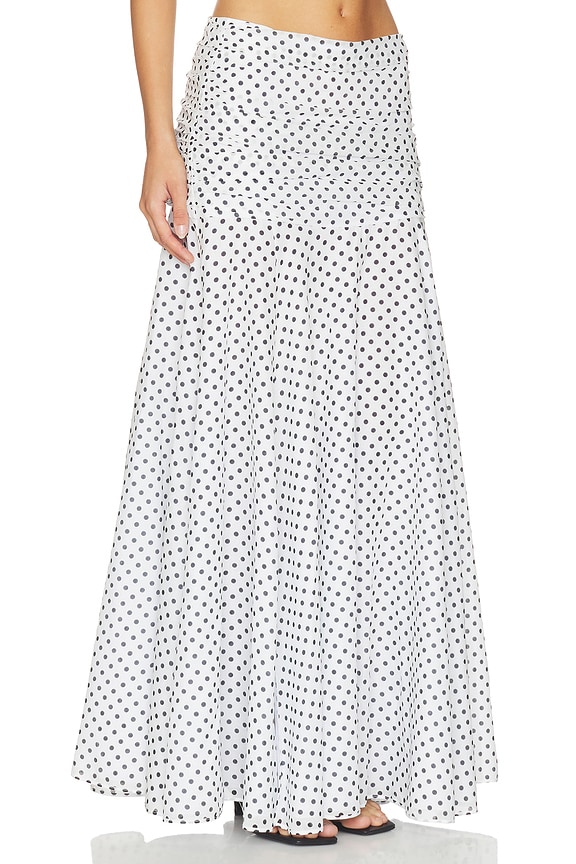 view 2 of 6 FALDA LARGA SENDA in White Dots