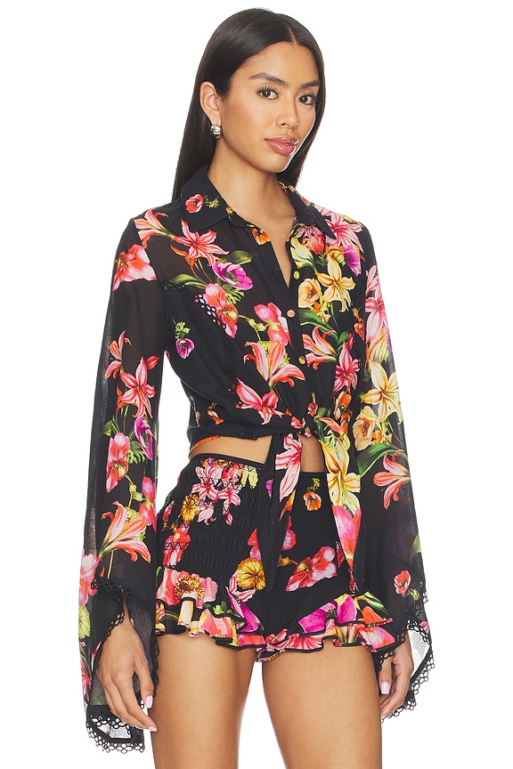 view 2 of 4 Lei Blouse in Black Bliss
