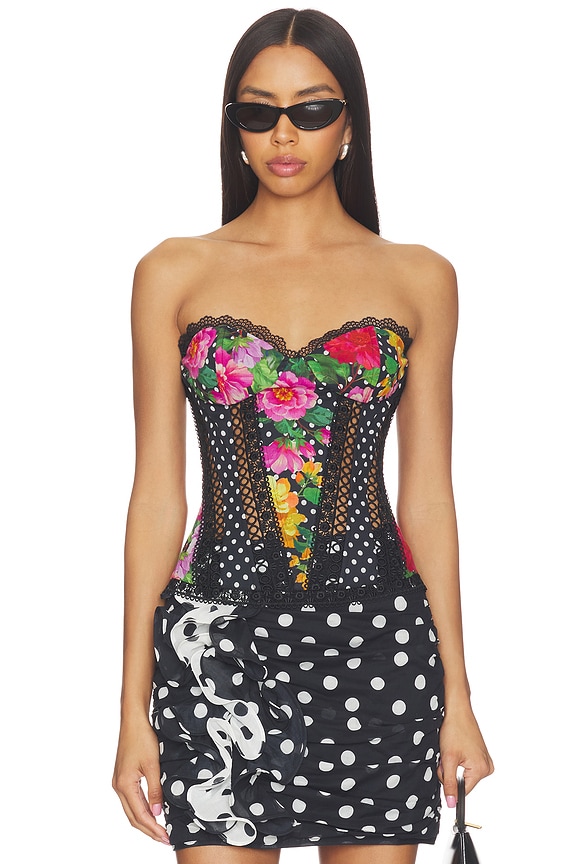 view 1 of 4 Azahar Top in Black Dots
