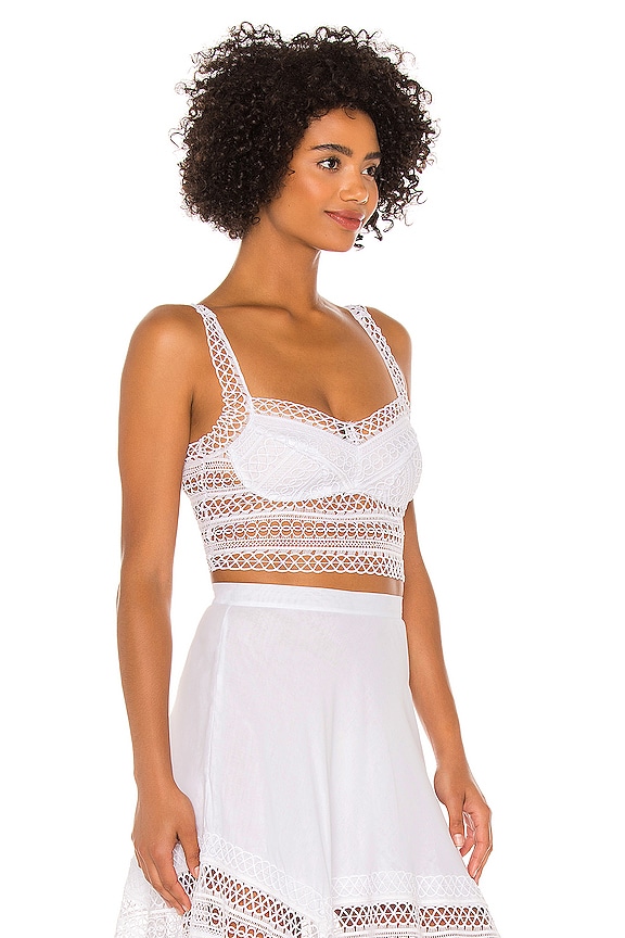 view 2 of 4 ACRA 크롭 탑 in White