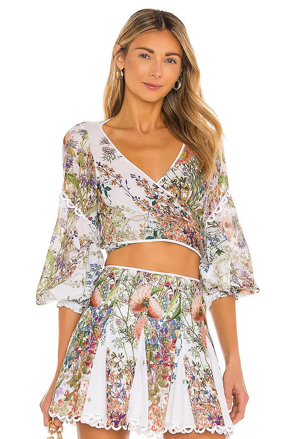 view 1 of 4 Angie Blouse in Botanic Print
