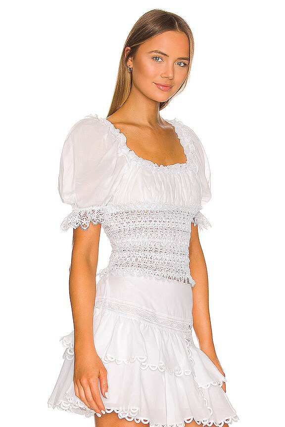 view 2 of 4 Martha Top in White