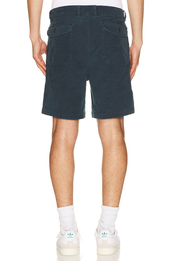view 2 of 4 Cord Camp Shorts in Navy