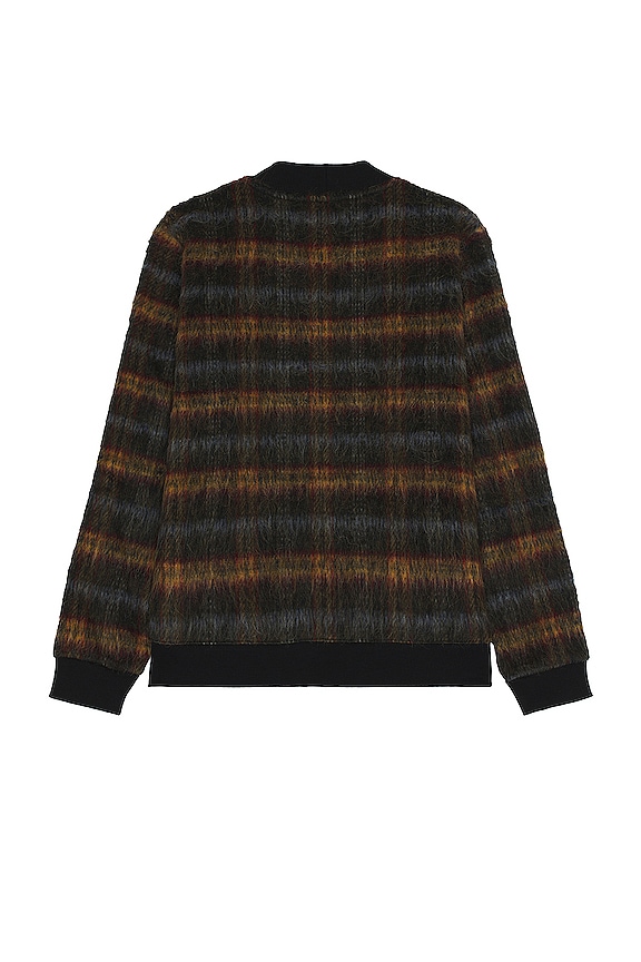 view 2 of 3 Plaid Cardigan in Multi in Army