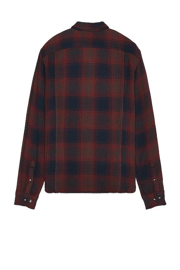 view 2 of 3 CAMISA PLAID in Coastal Lichen