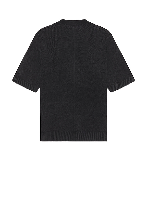 view 2 of 4 Rice Stitch Polo in Black