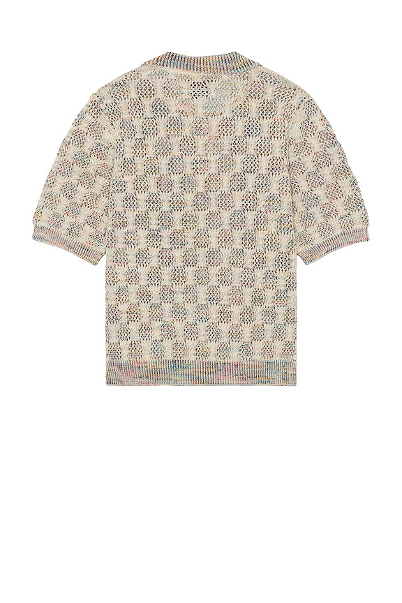 view 2 of 4 Cable Lace Polo in Natural