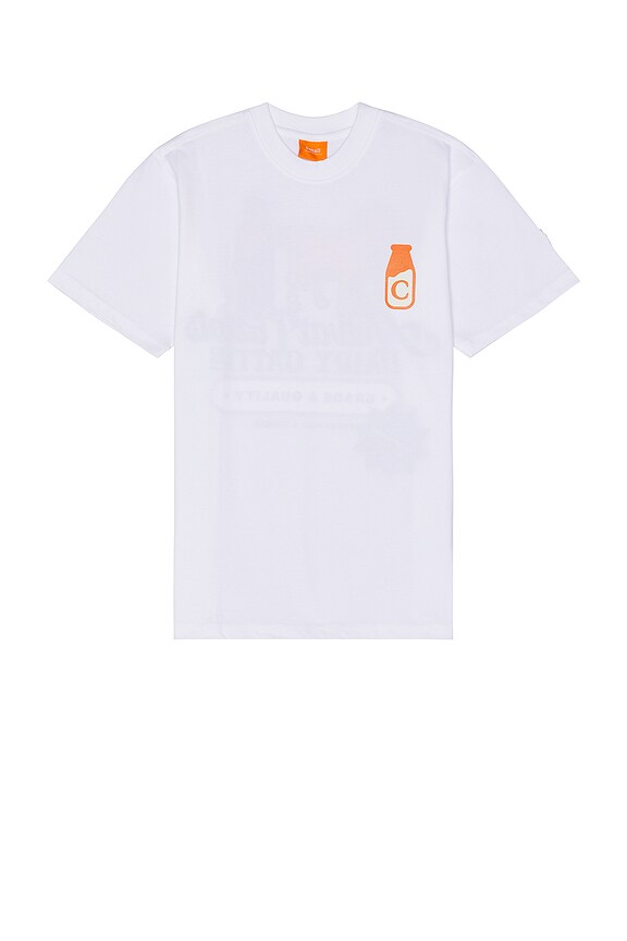 view 2 of 4 Dairy Tee in White