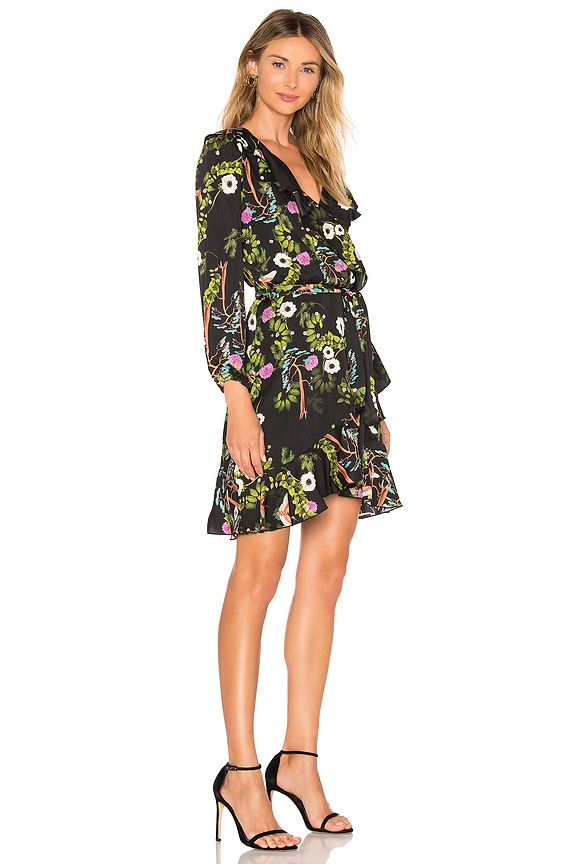 view 2 of 3 Malibu Wrap Dress in Night Garden