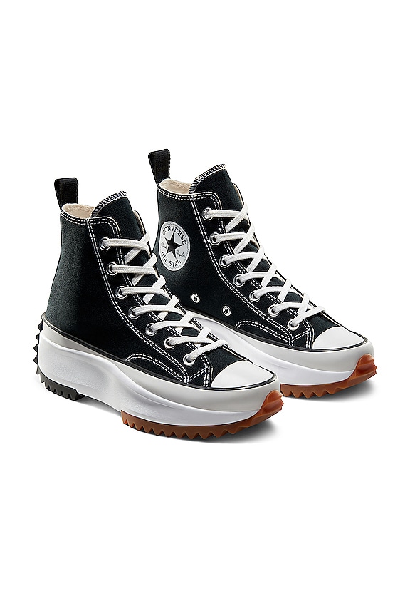 view 2 of 5 Run Star Hike Lugged Hi in Black, White, & Gum