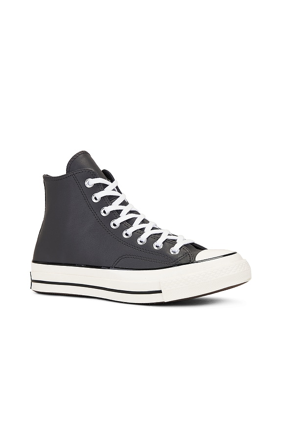 view 2 of 6 Chuck 70 Heritage Color Leather in Dark Matter, Shadow Purple, & White