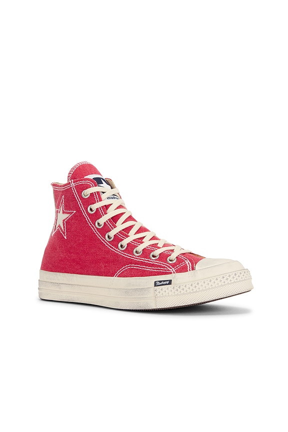 view 2 of 6 X Madhappy Chuck 70 Hi Sneaker in Red & Natural Ivory