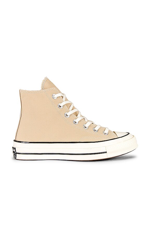 Converse Chuck 70 Hi in Oat Milk, Egret, & Black | REVOLVE