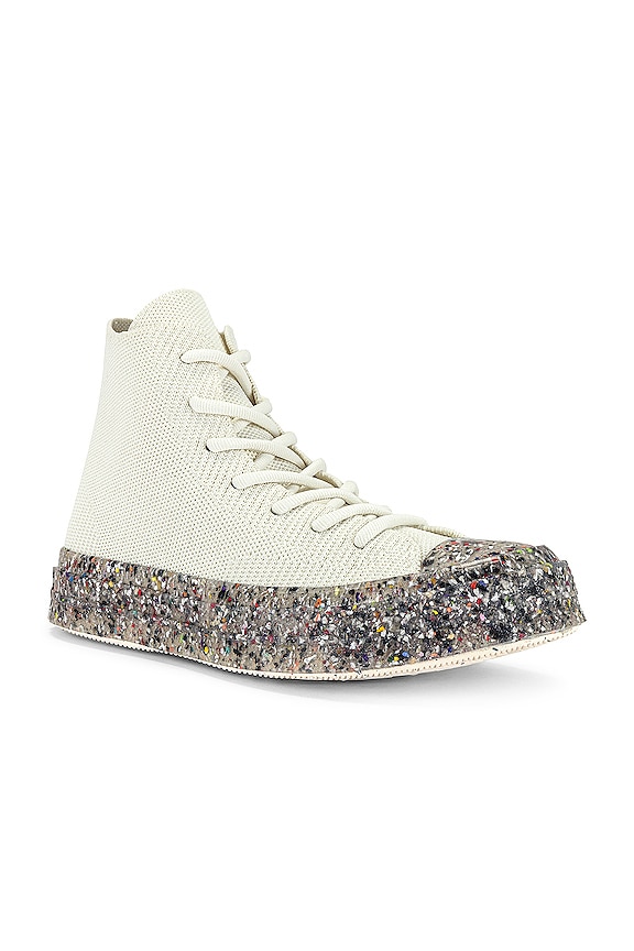 view 2 of 6 Renew Recycled Knit Hi in Egret in Egret, String, & Barely Volt