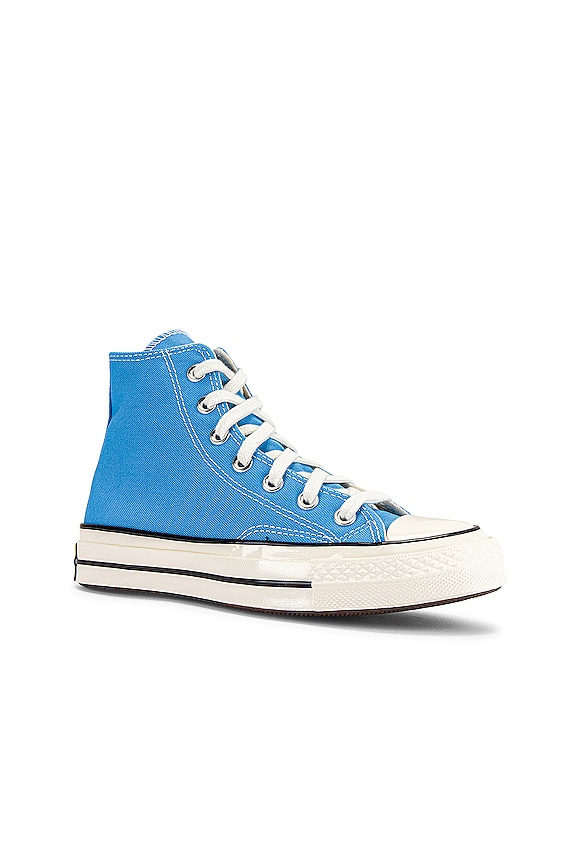 view 2 of 6 Chuck 70 Hi in University Blue in University Blue, Egret, & Black
