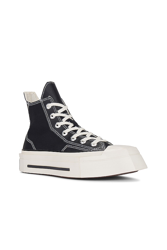 view 2 of 6 Chuck 70 De Luxe Squared in Black & Egret