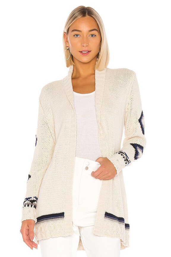 view 2 of 5 Eagle Fringe Robe Cardigan in Vanilla