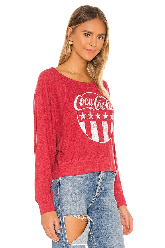 view 2 of 4 SUDADERA COCA-COLA in Cardinal