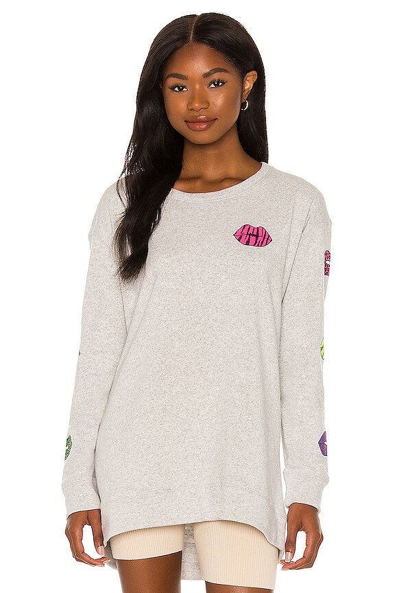 view 2 of 5 PULL LIPS in Heather Grey