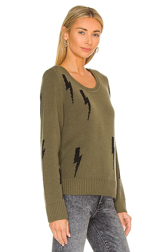 view 2 of 4 Cotton Blend Long Sleeve Crew Neck Pullover in Safari