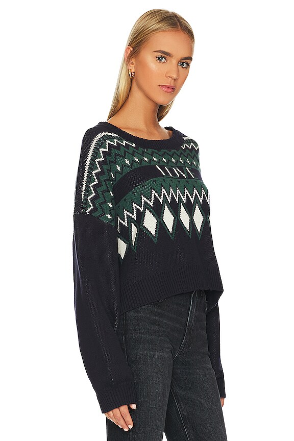 view 2 of 4 JERSEY LOVE in Navy Peony Apres Ski