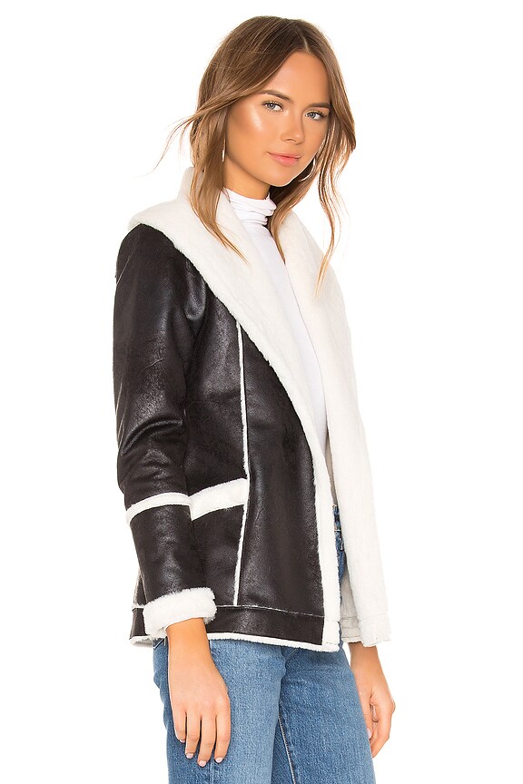 view 2 of 4 CHAQUETA ANTE in Black