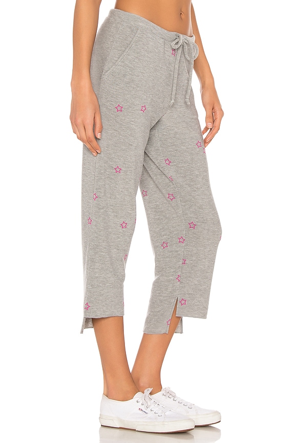 view 2 of 5 Pink Stars Pants in Heather Grey