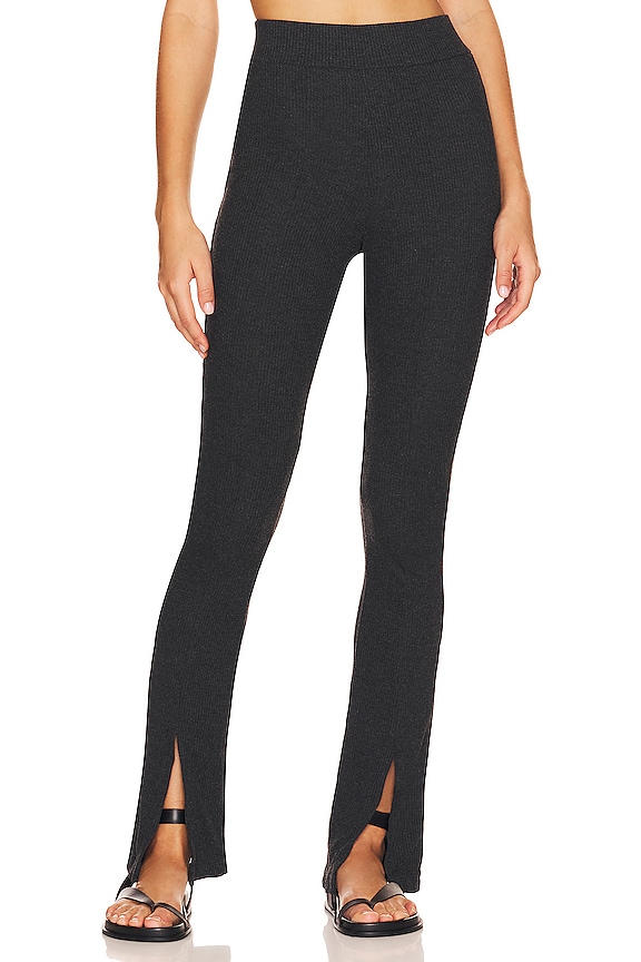 view 1 of 4 PANTALON VERVE SLIT in Black