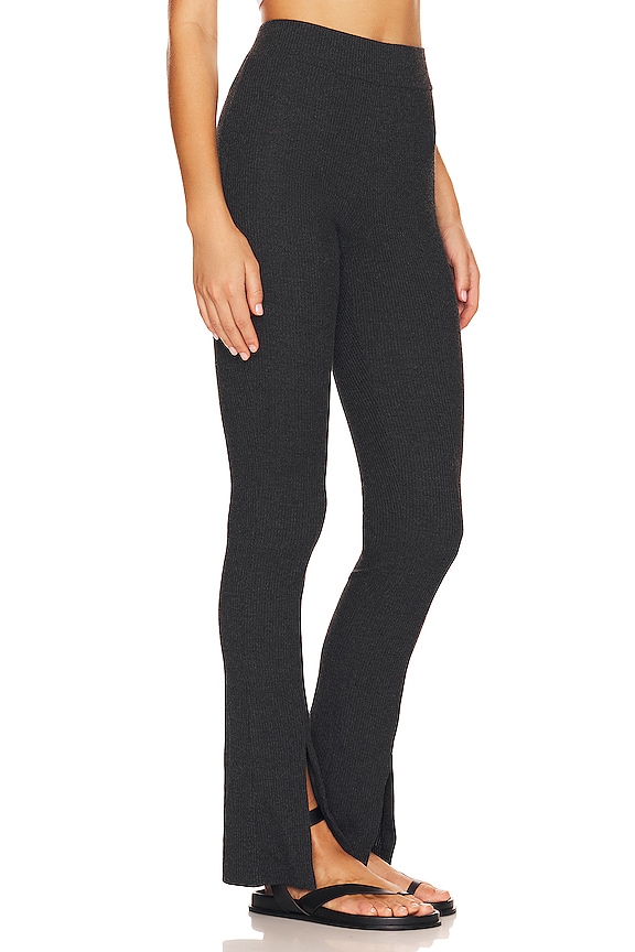 view 2 of 4 PANTALON VERVE SLIT in Black