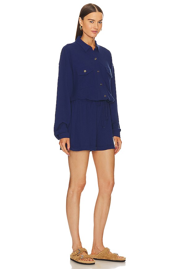 view 2 of 3 Nocelle Romper in French Blue