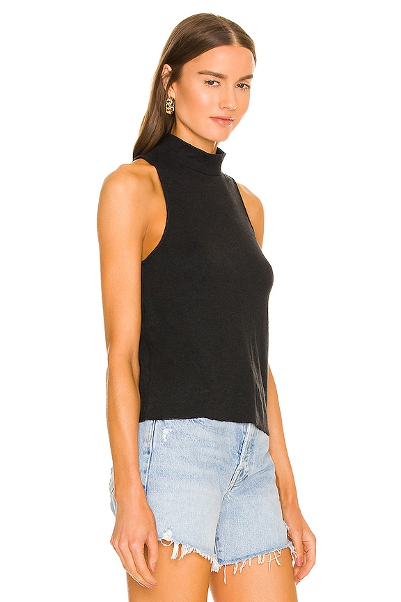 view 2 of 4 МАЙКА-БОРЦОВКА MOCK NECK in True Black