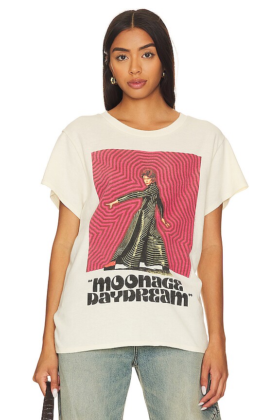 view 2 of 5 David Bowie Moonage Daydream Tee in Almond