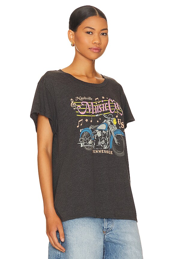 view 2 of 4 ФУТБОЛКА MUSIC CITY in Vintage Black