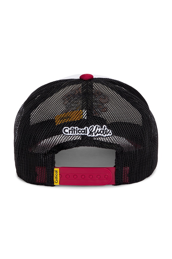 view 2 of 2 Bondi Mesh Trucker Hat in Ruby
