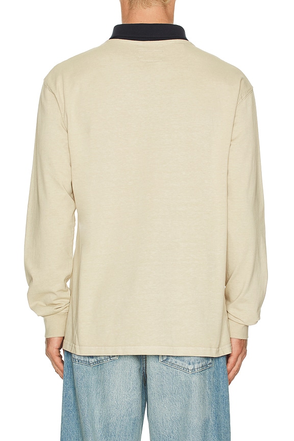 view 2 of 5 Sun Cured Quarter Zip Rugby in Ecru