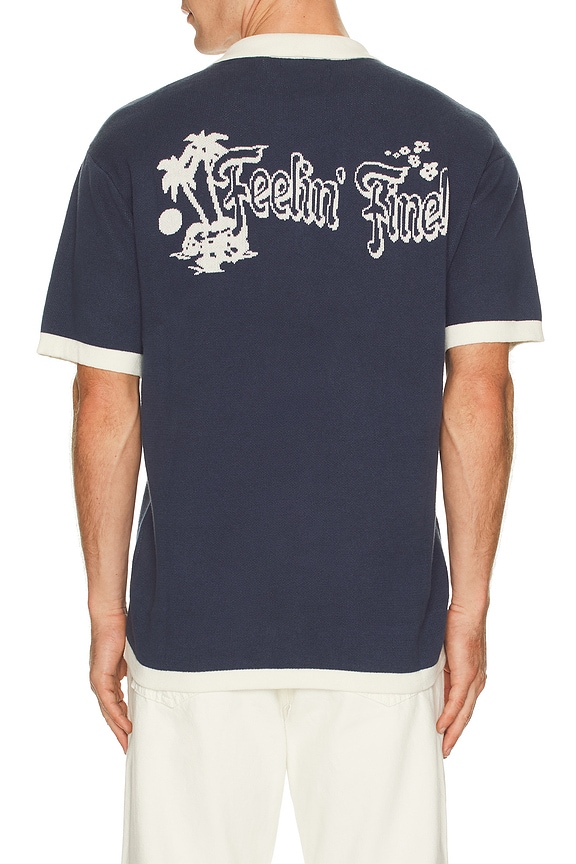 view 1 of 4 Feelings Knit Shirt in Navy