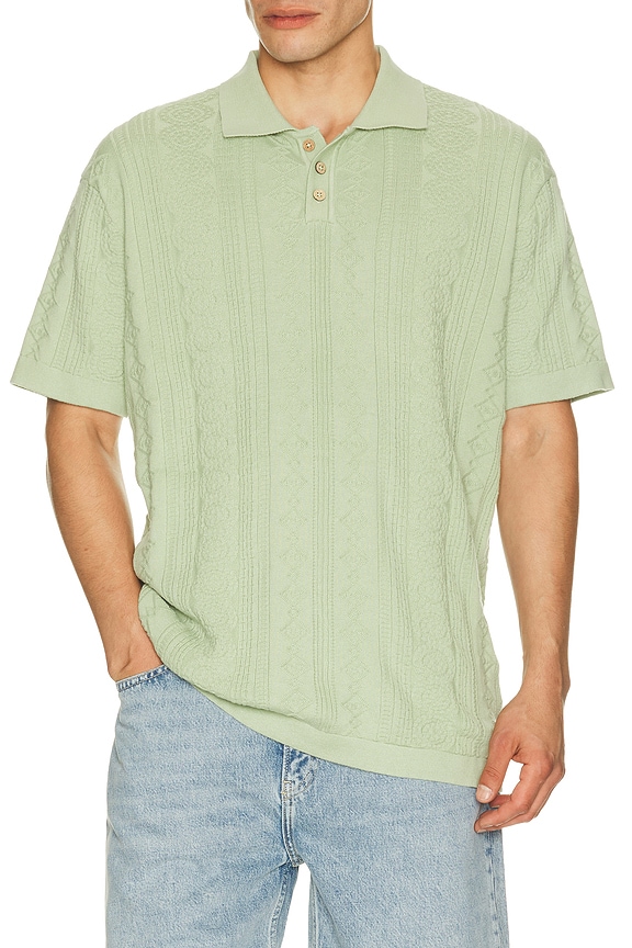 view 1 of 4 Rails Knit Polo in Seagrass