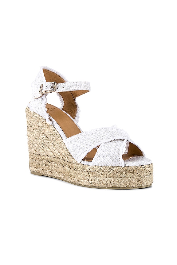 view 2 of 5 BROMELIA 웨지 in Blanco & Oro