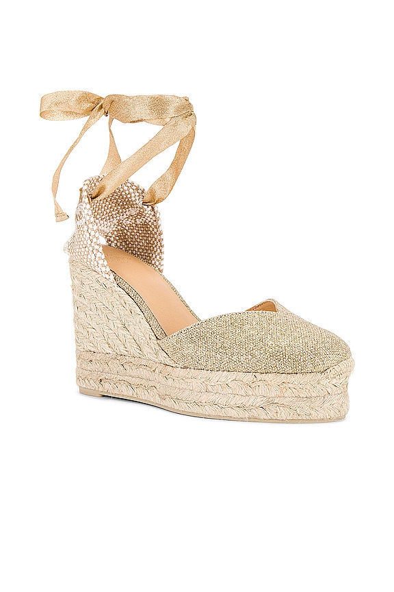 view 2 of 5 ALPARGATA CHIARA in Oro Claro