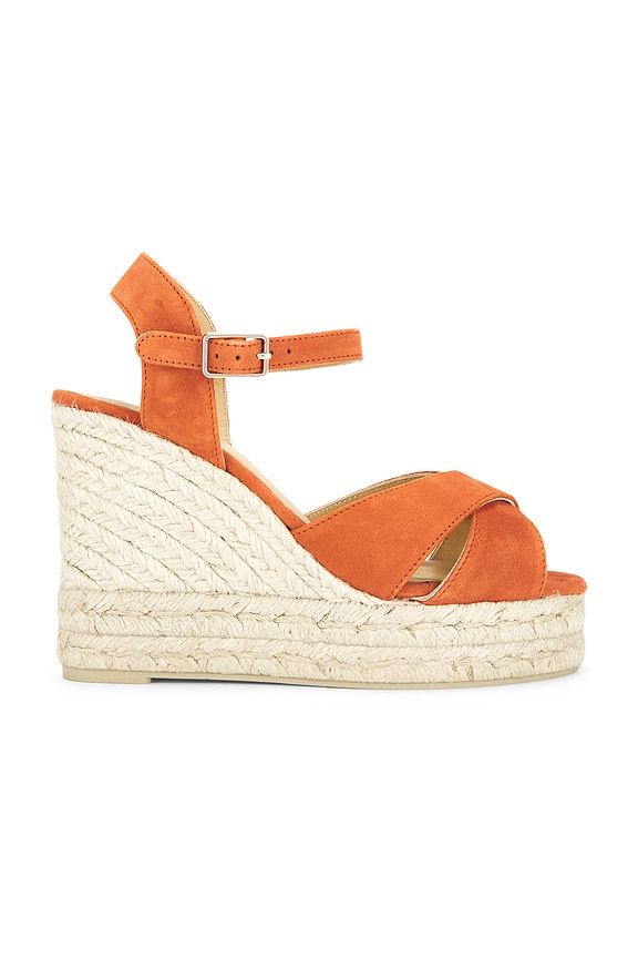 view 1 of 5 Blaudel Wedge in Papaya