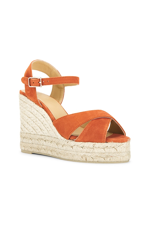 view 2 of 5 Blaudel Wedge in Papaya