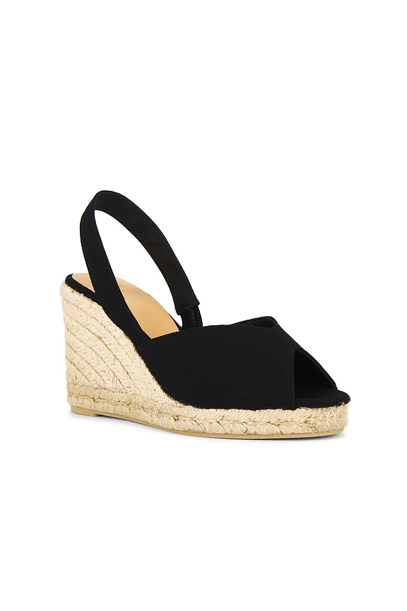 view 2 of 5 Brisa Espadrille in Canvas Negro