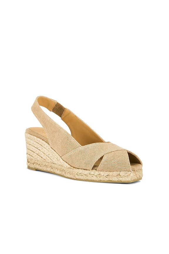 view 2 of 5 Diana Espadrille in Canvas Sand