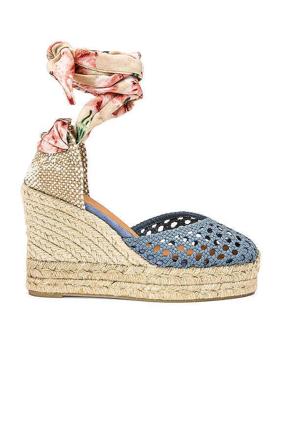 view 1 of 5 Camila Wedge in Jeans Claro