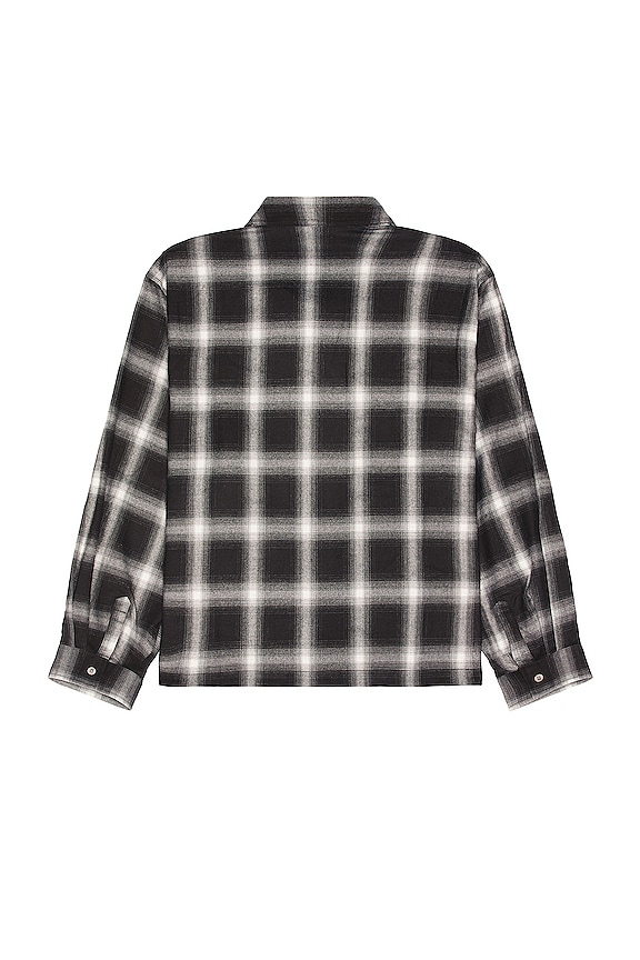 view 2 of 5 Core Flannel Shirt in Black & White Plaid